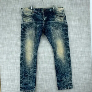 Rockstar Mens Size 42 button fly straight leg jeans 1544